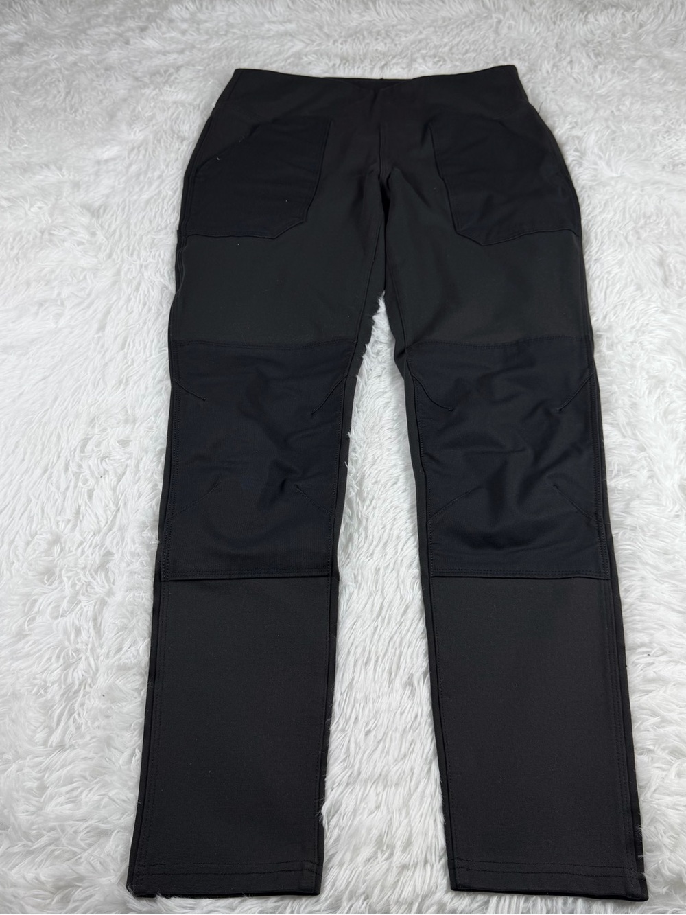 Carhartt Leggings Womens S 4/6 Black Utility Pockets Cargo Pants Reinforced Knee